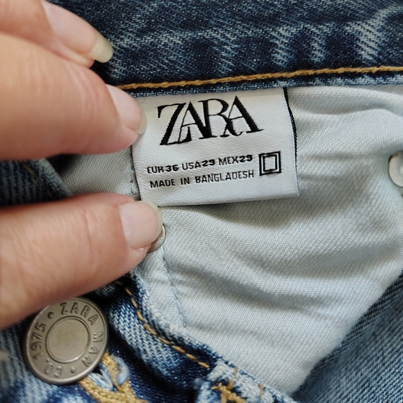 Zara High Rise Women Jeans - Blue - Picture 9 of 10